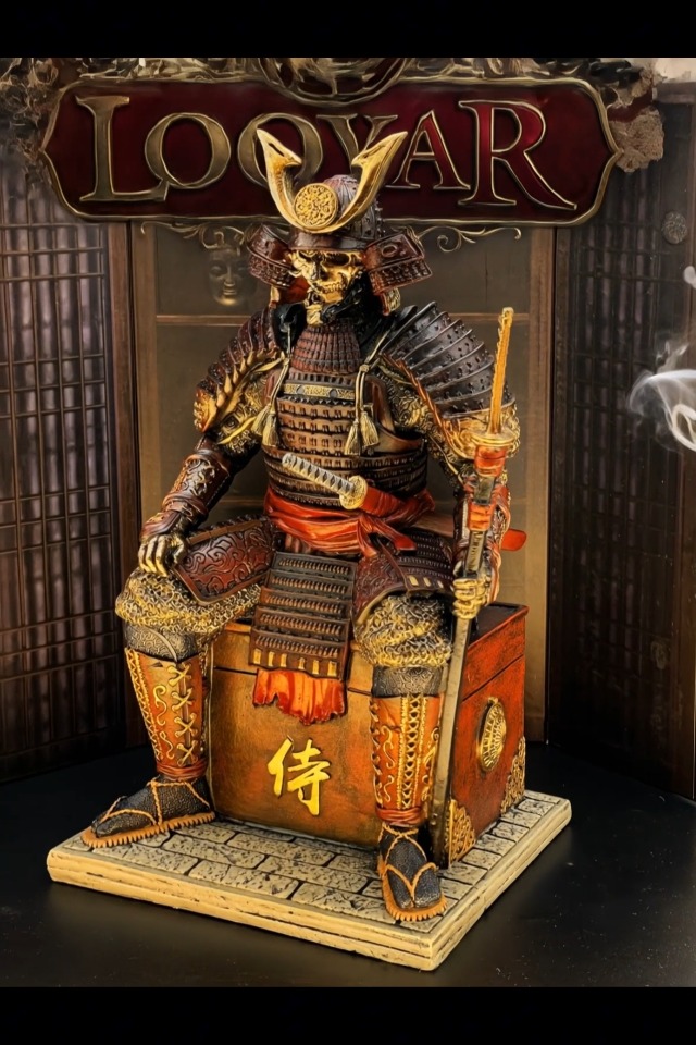 Amazon.com: LOOYAR Medieval Ancient Samurai Undead Warrior Resin